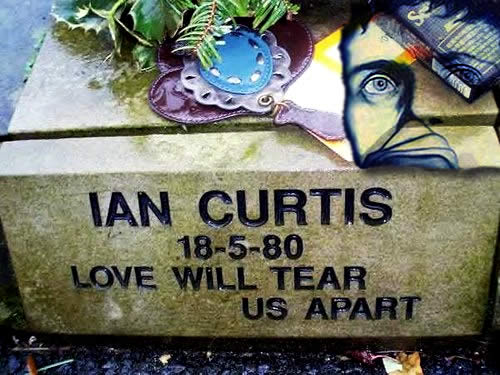 Ian Curtis tombstone